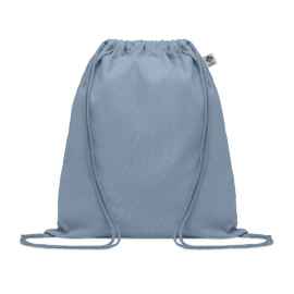 Рюкзак на шнурках, голубой, Цвет: небесно-голубой, Размер: 37x41 см