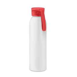 Бутылка 600 мл, красно-белый, Цвет: красно-белый, Размер: 6x23 см