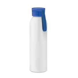 Бутылка 600 мл, бело-голубой, Цвет: бело-голубой, Размер: 6x23 см