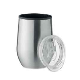 Чашка дорожная 350 мл, тускло-серебряный, Цвет: тускло-серебряный, Размер: 8x12 см