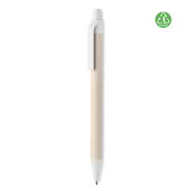 Ручка шариковая, белый, Цвет: белый, Размер: 0.9x13.9 см