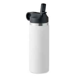 Бутылка 500 мл, белый, Цвет: белый, Размер: 9x21 см