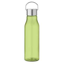 Бутылка RPET 600 мл, прозрачный лайм, Цвет: прозрачный лайм, Размер: 6x23 см