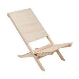 Складной пляжный стул, бежевый, Цвет: бежевый, Размер: 79 X 35 X 4 CM
