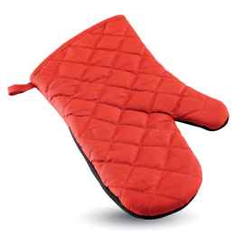 Кухонная рукавица, красный, Цвет: красный, Размер: 31x16.5x2 см