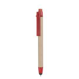 Ручка из картона, красный, Цвет: красный, Размер: 1x13.5 см