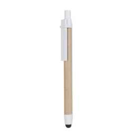 Ручка из картона, белый, Цвет: белый, Размер: 1x13.5 см
