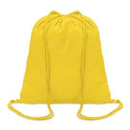 Рюкзак на шнурках 100г/см, желтый, Цвет: желтый, Размер: 37x41 см