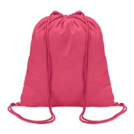 Рюкзак на шнурках 100г/см, фуксия, Цвет: фуксия, Размер: 37x41 см