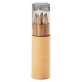 6 цветных карандашей, прозрачно-серый, Цвет: прозрачно-серый, Размер: 2.7x10 см