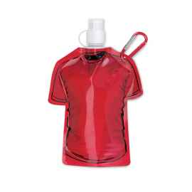 Бутылка складная, красный, Цвет: красный, Размер: 16.5x25 см