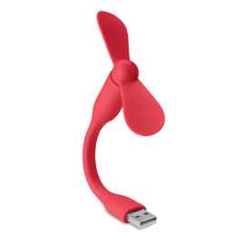 Настольный USB вентилятор, красный, Цвет: красный, Размер: 9x1.5x14.5 см