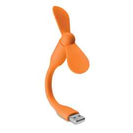Настольный USB вентилятор, оранжевый, Цвет: оранжевый, Размер: 9x1.5x14.5 см