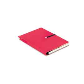 Блокнот с ручкой, красный, Цвет: красный, Размер: 10x1.2x14 см