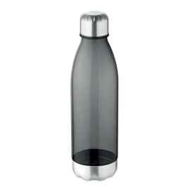 Бутылка для питья, прозрачно-серый, Цвет: прозрачно-серый, Размер: 6x25 см