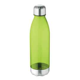 Бутылка для питья, прозрачный лайм, Цвет: прозрачный лайм, Размер: 6x25 см