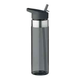 Фляга для питья, прозрачно-серый, Цвет: прозрачно-серый, Размер: 8x24.5 см