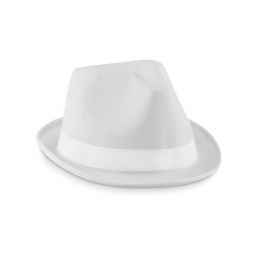 Шляпа, белый, Цвет: белый, Размер: 27x11 см