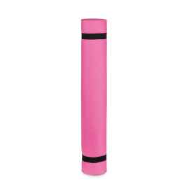 Коврик для йоги 4мм в чехле, детский розовый, Цвет: розовый, Размер: 180x60x0.4 см