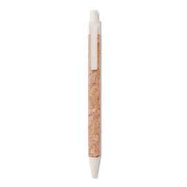 Ручка шариковая пробковая, бежевый, Цвет: бежевый, Размер: 1x14 см