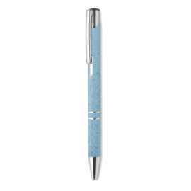 Ручка из зерноволокна и ПП, синий, Цвет: синий, Размер: 1x13.5 см