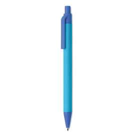 Ручка картон/пластик кукурузн, синий, Цвет: синий, Размер: 1x14 см