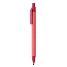 Ручка картон/пластик кукурузн, красный, Цвет: красный, Размер: 1x14 см