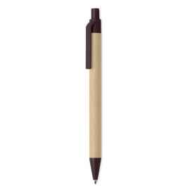Ручка из картона и кофе, коричневый