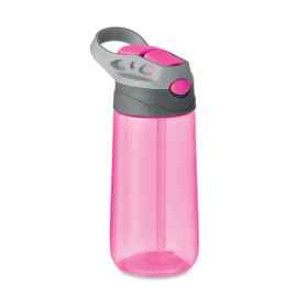 Бутылка Tritan ™ 450 мл, прозрачно-розовый, Цвет: прозрачно-розовый, Размер: 9x18.5 см