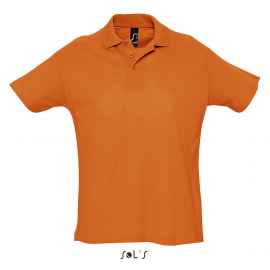 Поло SUMMER II, 100% хлопок, 170 грамм., Оранжевый, Цвет: оранжевый, Размер: L