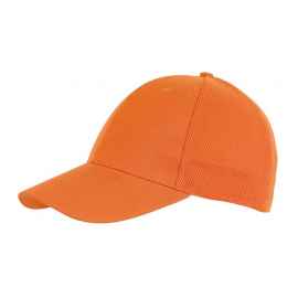 6-ти сегментная кепка PITCHER, Оранжевый, Цвет: оранжевый