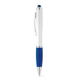 SANS. Шариковая ручка с зажимом из металла, Синий, Цвет: синий