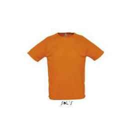 Футболка SPORTY, мужская, полиэстер 140., Оранжевый, Цвет: оранжевый, Размер: S