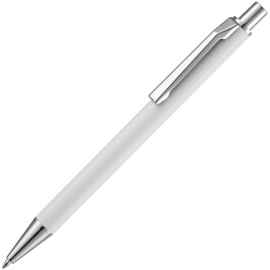 Ручка шариковая Lobby Soft Touch Chrome, белая, Цвет: белый