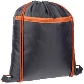 Детский рюкзак Novice, серый с оранжевым, Цвет: оранжевый, серый, Объем: 5