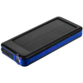 Аккумулятор с беспроводной зарядкой Holiday Maker Wireless, 10000 мАч, синий, Цвет: синий
