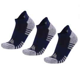 Набор из 3 пар спортивных мужских носков Monterno Sport, синий, Цвет: синий, Размер: 40-45