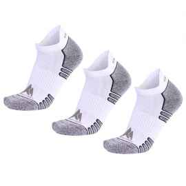 Набор из 3 пар спортивных мужских носков Monterno Sport, белый, Цвет: белый, Размер: 40-45