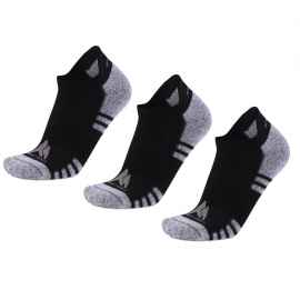 Набор из 3 пар спортивных женских носков Monterno Sport, черный, Цвет: черный, Размер: 36-41
