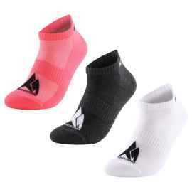 Набор из 3 пар спортивных носков Monterno Sport, розовый, серый и белый, Цвет: белый, серый, розовый, Размер: 38-42