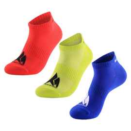Набор из 3 пар спортивных носков Monterno Sport, красный, зеленый и синий, Цвет: красный, зеленый, синий, Размер: 38-42