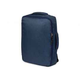 Рюкзак-трансформер Turnover для ноутбука 15 из переработанного пластика, 975732, Цвет: синий