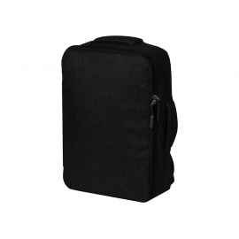 Рюкзак-трансформер Turnover для ноутбука 15 из переработанного пластика, 975737, Цвет: черный