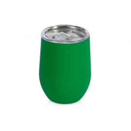 Вакуумная термокружка Sense Gum, непротекаемая крышка, soft-touch, 827405Np, Цвет: зеленый, Объем: 370