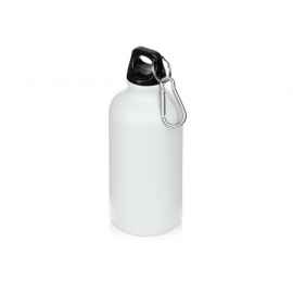 Бутылка Hip S с карабином, 400 мл, матовая, 5-10055901p, Цвет: белый, Объем: 400
