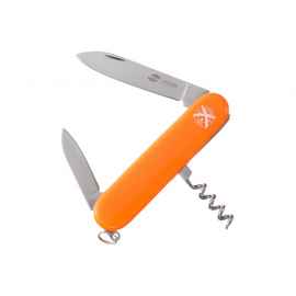 Нож перочинный, 90 мм, 4 функции, 441238, Цвет: оранжевый