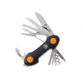 Нож перочинный, 96 мм, 15 функций, 441230, Цвет: черный,оранжевый