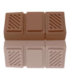 Флешка PVC037 'Шоколад' (цвет.) с чипом 64 гб