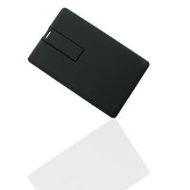 Флешка KR008,soft (черный) с чипом 64 гб, Размер: 86*54*2