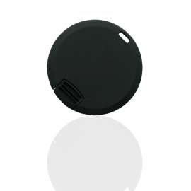Флешка KR009,soft (черный) с чипом 64 гб, Размер: 43*3
